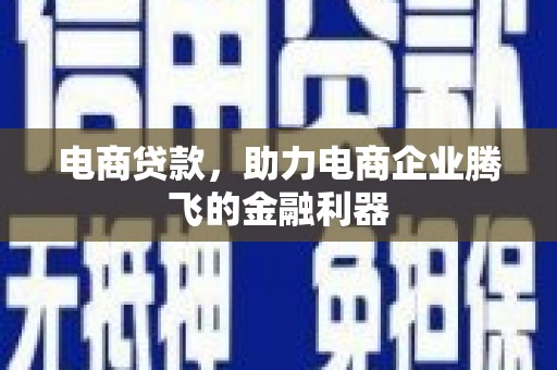 河曲电商贷款，助力电商企业腾飞的金融利器