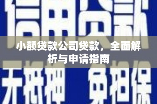 河曲小额贷款公司贷款，全面解析与申请指南