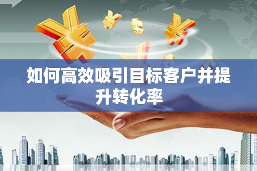 河曲如何高效吸引目标客户并提升转化率
