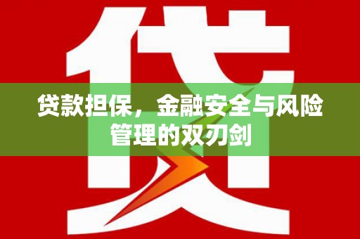 河曲贷款担保，金融安全与风险管理的双刃剑