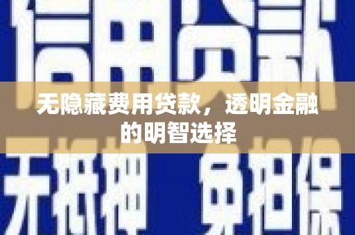 河曲无隐藏费用贷款，透明金融的明智选择
