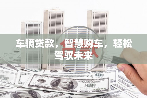 河曲车辆贷款，智慧购车，轻松驾驭未来