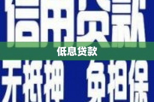河曲低息贷款