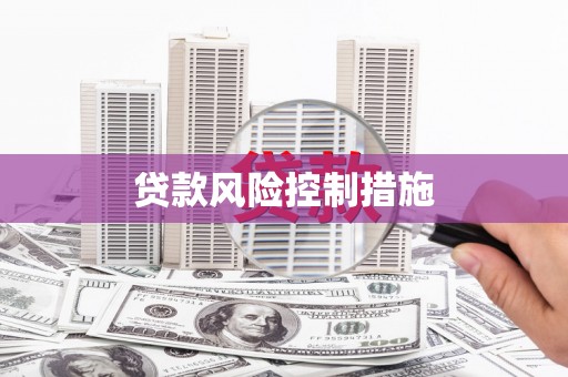 河曲贷款风险控制措施
