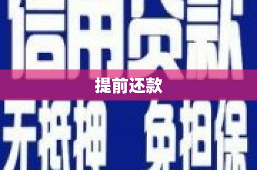 河曲提前还款